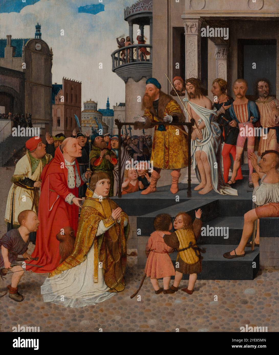 Christ montré au peuple Jan Mostaert, pays-Bas du Nord, c.1475–1555/56 c.1515 Banque D'Images