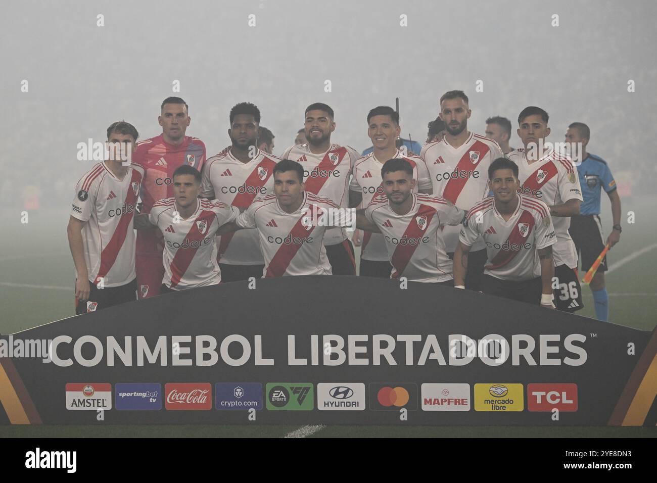 BUENOS AIRES, ARGENTINE - OCTOBRE 29 : photo de l'équipe River plate lors du match de deuxième manche de la Copa CONMEBOL Libertadores 2024 entre River plate Banque D'Images