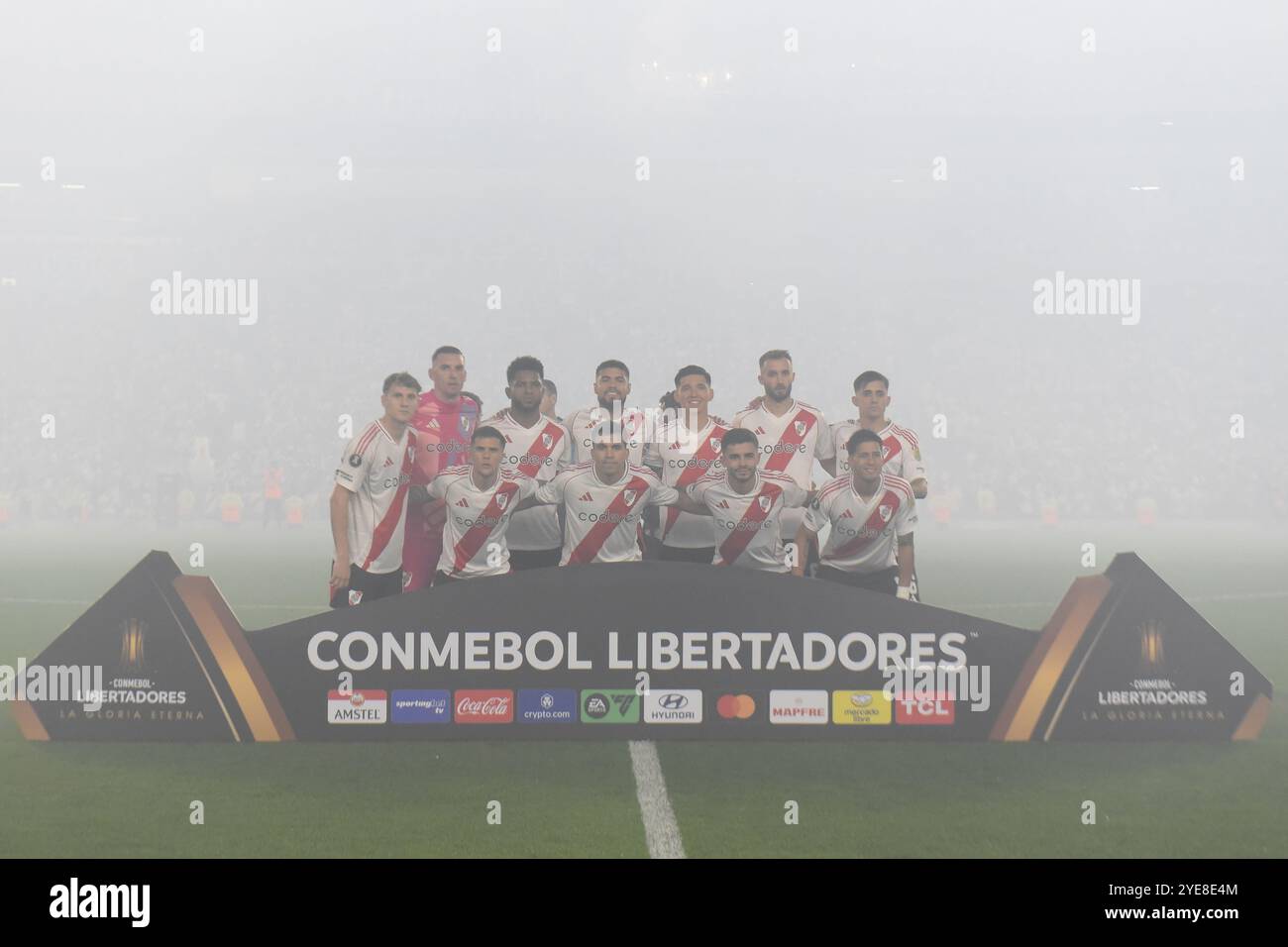 BUENOS AIRES, ARGENTINE - OCTOBRE 29 : photo de l'équipe River plate lors du match de deuxième manche de la Copa CONMEBOL Libertadores 2024 entre River plate Banque D'Images