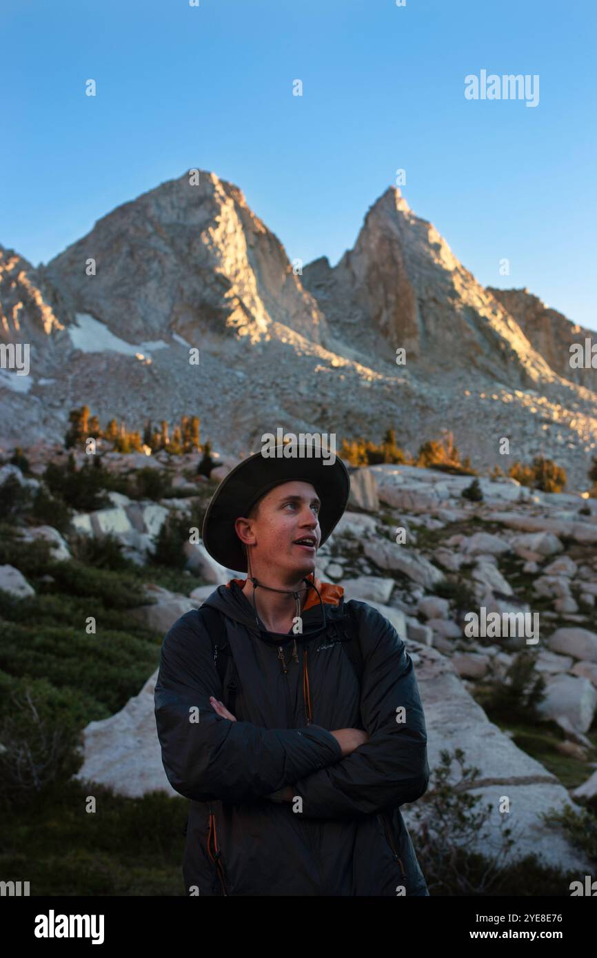 Randonnée et randonnée dans le parc national de Yosemite en Californie Banque D'Images