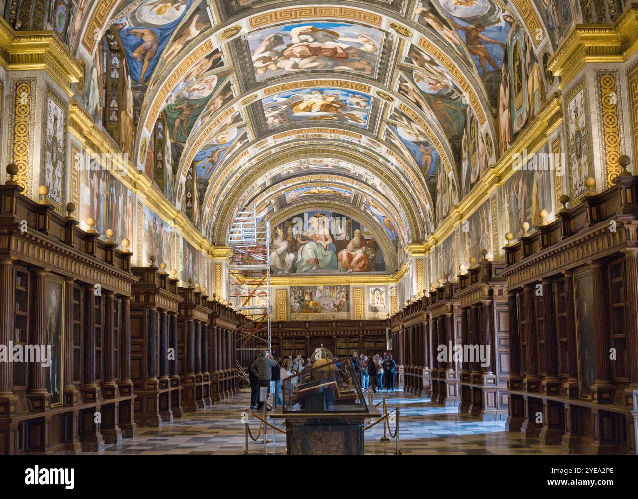 El Escorial, le site royal de San Lorenzo de El Escorial Banque D'Images