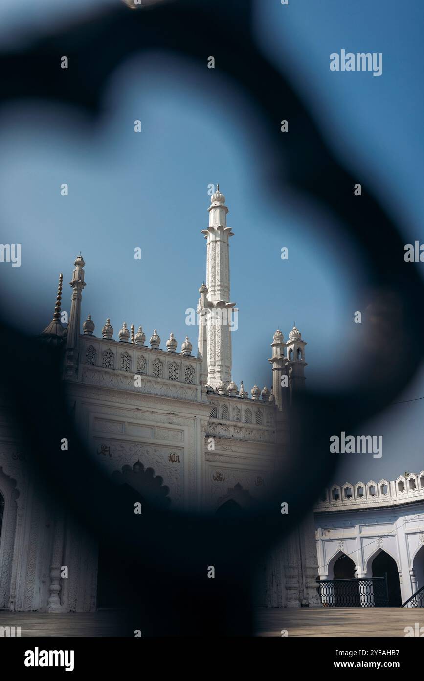 Chota Imambara, un monument à Lucknow, Inde ; Lucknow, Uttar Pradesh, Inde Banque D'Images