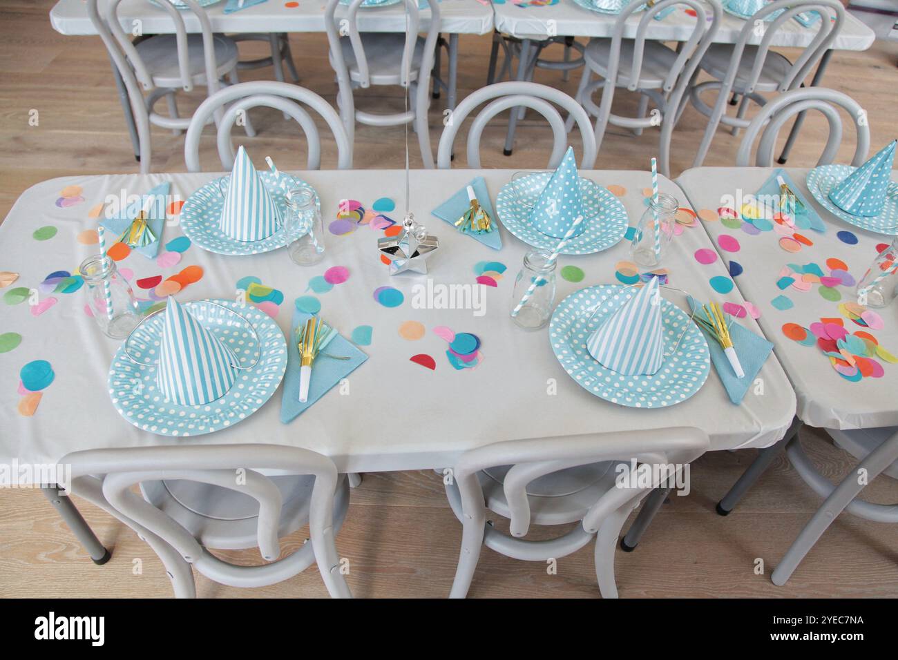 Table de fête pour enfants Banque D'Images