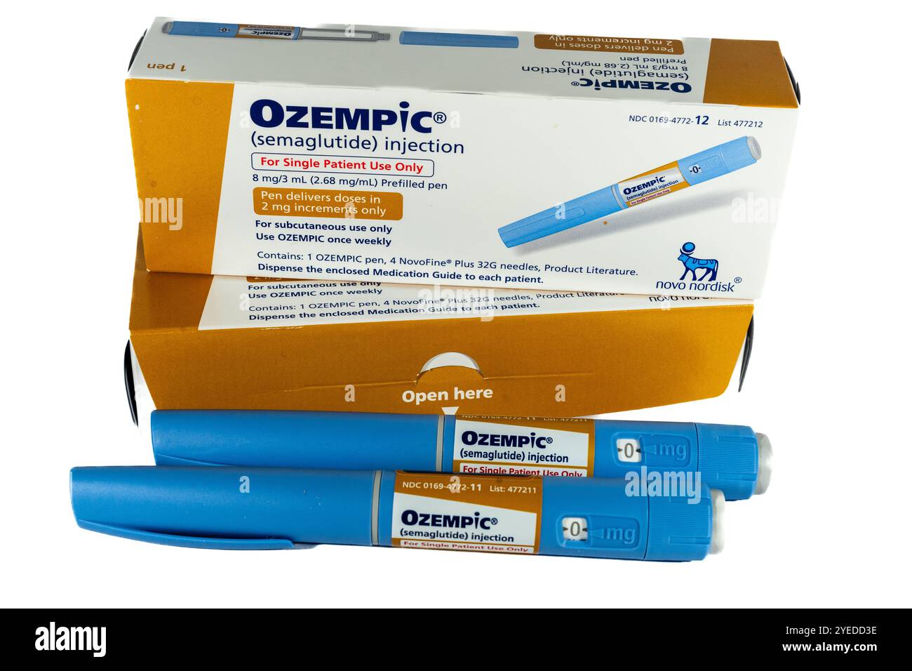 York, PA, États-Unis – 30 octobre 2024 : Ozempic est un médicament contre le diabète pour contrôler la glycémie et est également prescrit pour la perte de poids. Banque D'Images