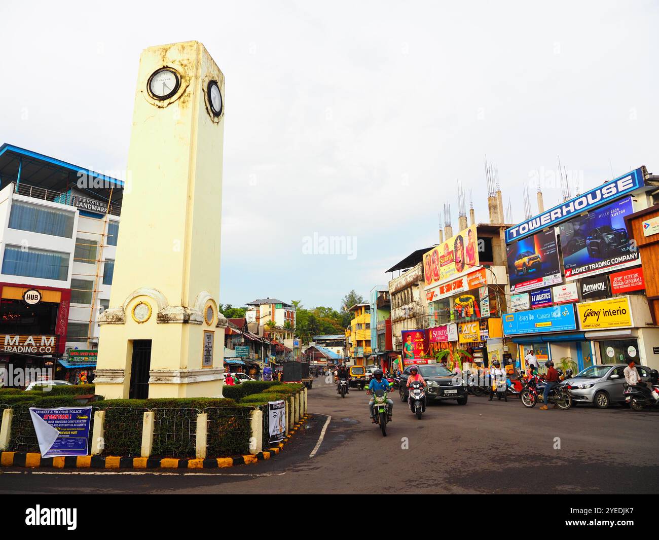 Port Blair, îles Andaman et Nicobar, mer d'Andaman, Inde Banque D'Images