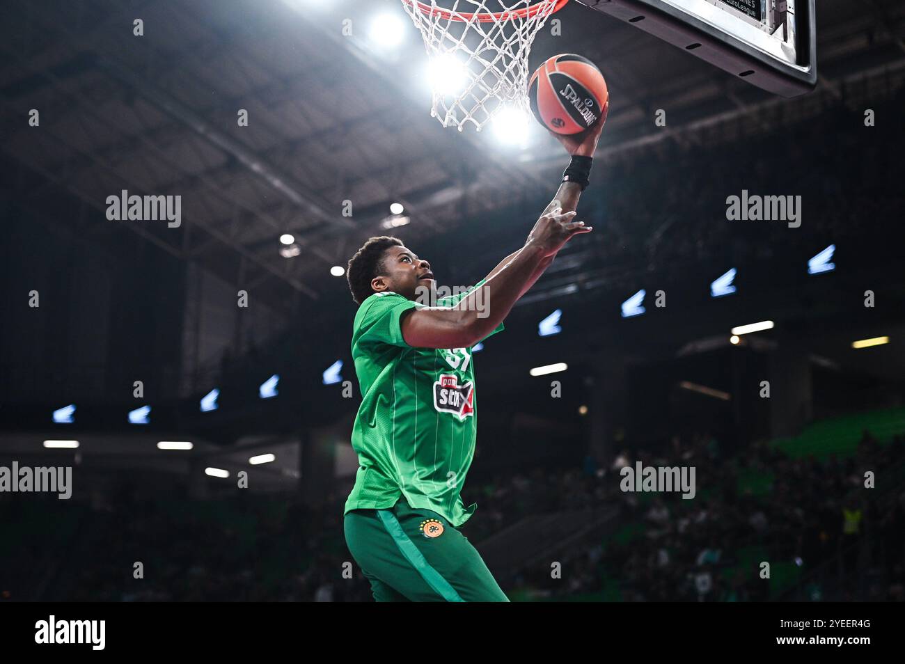 37 Kostas Antetokounmpo du Panathinaikos AKTOR Athens joue lors de la sixième ronde Euroleague entre Panathinaikos AKTOR Athens et LDLC ASVEL Villeurbanne à l'OAKA Altion Arena le 30 octobre 2024, Athènes, Grèce. Banque D'Images