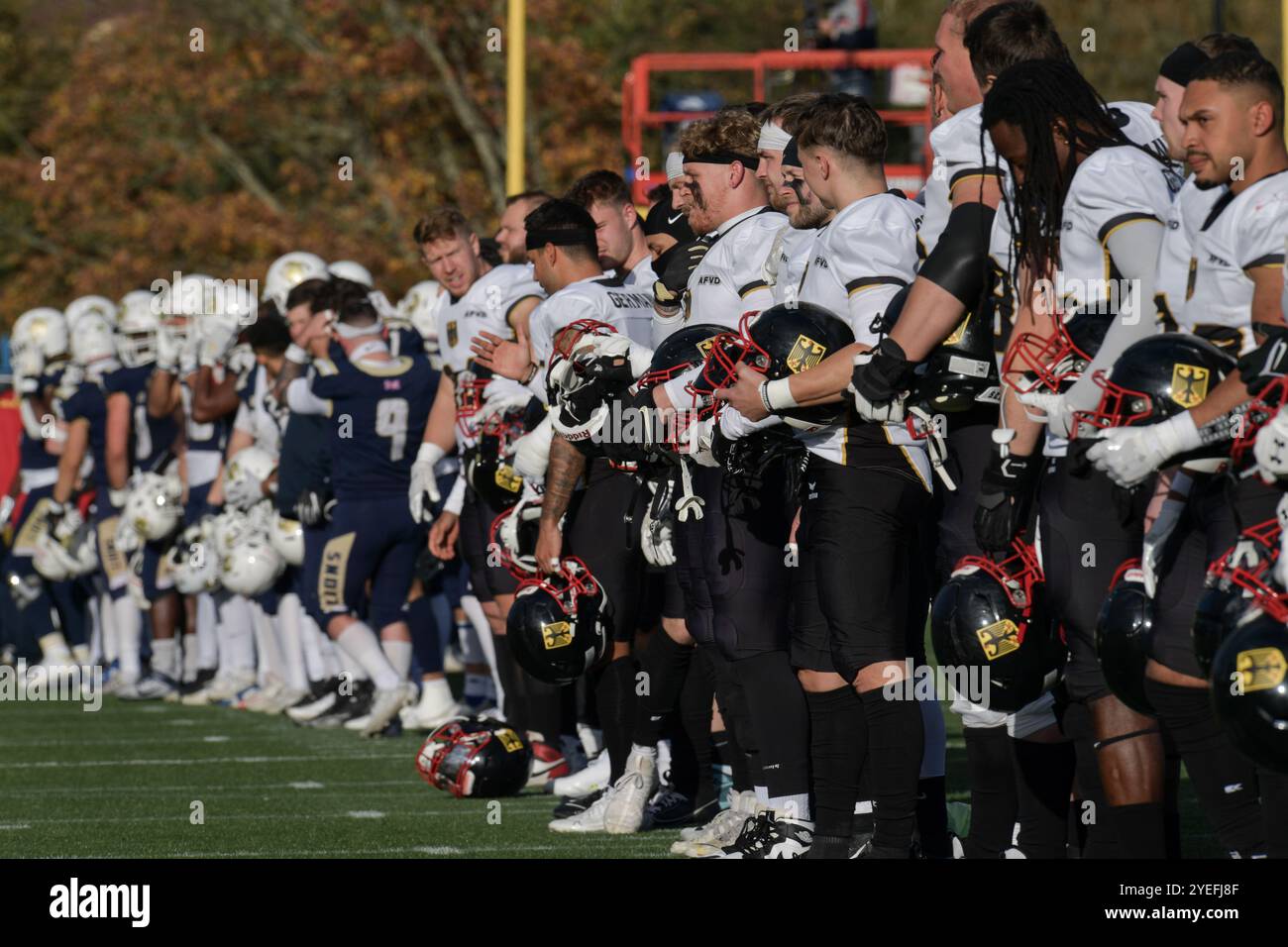 « Un affrontement intense entre la Grande-Bretagne et l’Allemagne le 19-10-24! Score final : Grande-Bretagne 11 - 49 Allemagne. Banque D'Images