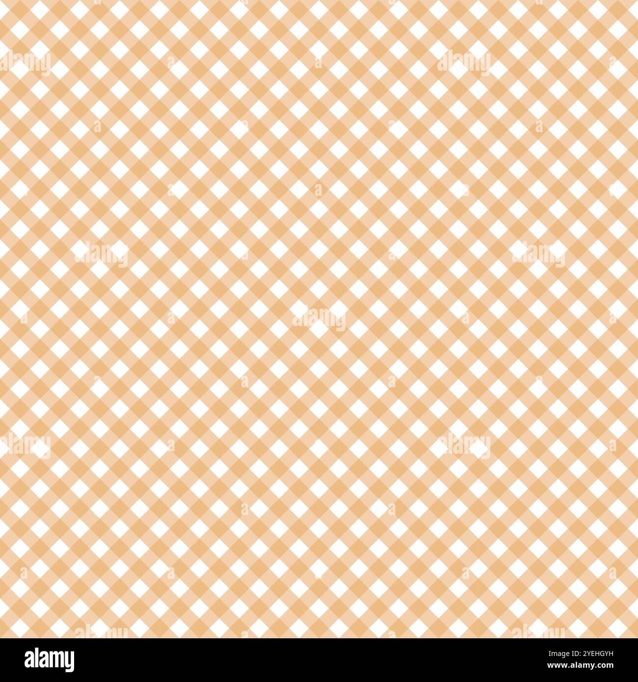 Modèle sans couture avec lignes de croisement de pique-nique de pays orange abstrait sur fond blanc Illustration de Vecteur