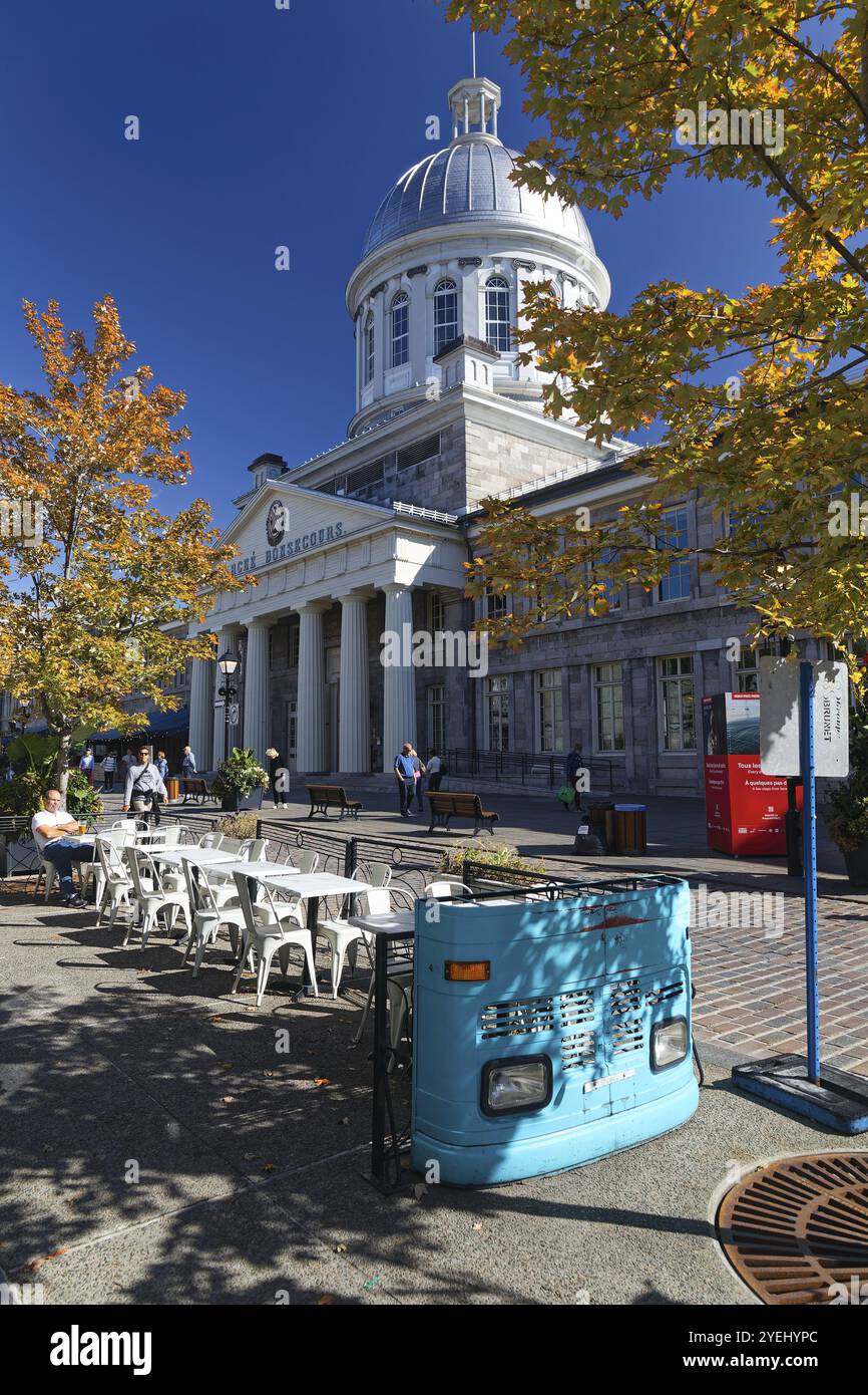 Paysage urbain, Marche Bonsecours, vieille ville, Montréal, Province de Québec, Canada, Amérique du Nord Banque D'Images