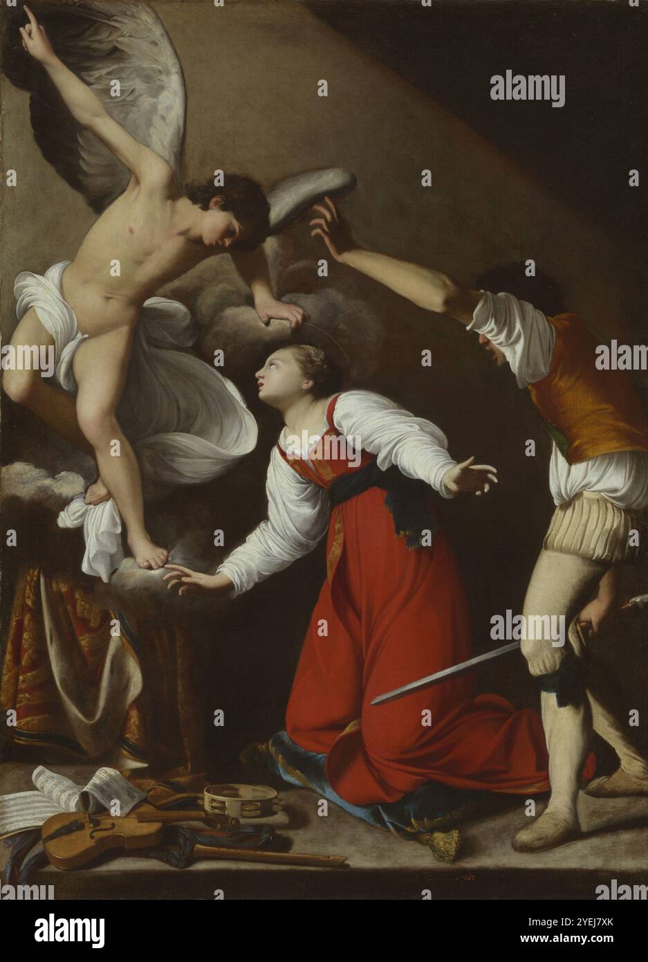 Le martyre de Cecilia Carlo Saraceni (Italie, Venise, vers 1579-1620, Rome active) vers 1610 peintures huile sur toile Banque D'Images