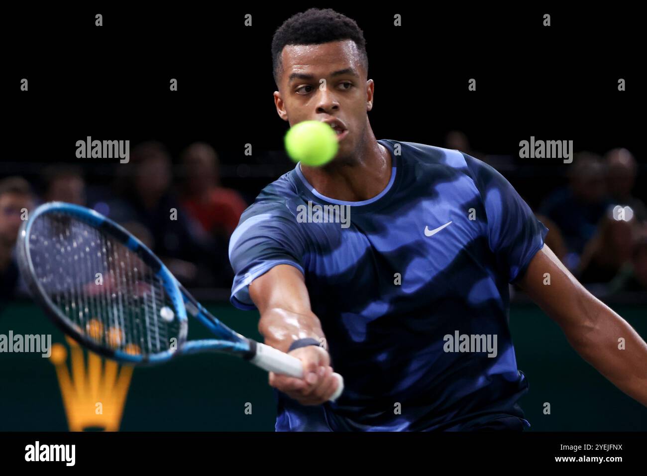 Paris, France. 30 octobre 2024. Giovanni Mpetshi Perricard de France lors du 3e jour du Rolex Paris Masters 2024, un tournoi de tennis ATP Masters 1000 le 30 octobre 2024 à Accor Arena à Paris, France - photo Jean Catuffe/DPPI crédit : DPPI Media/Alamy Live News Banque D'Images