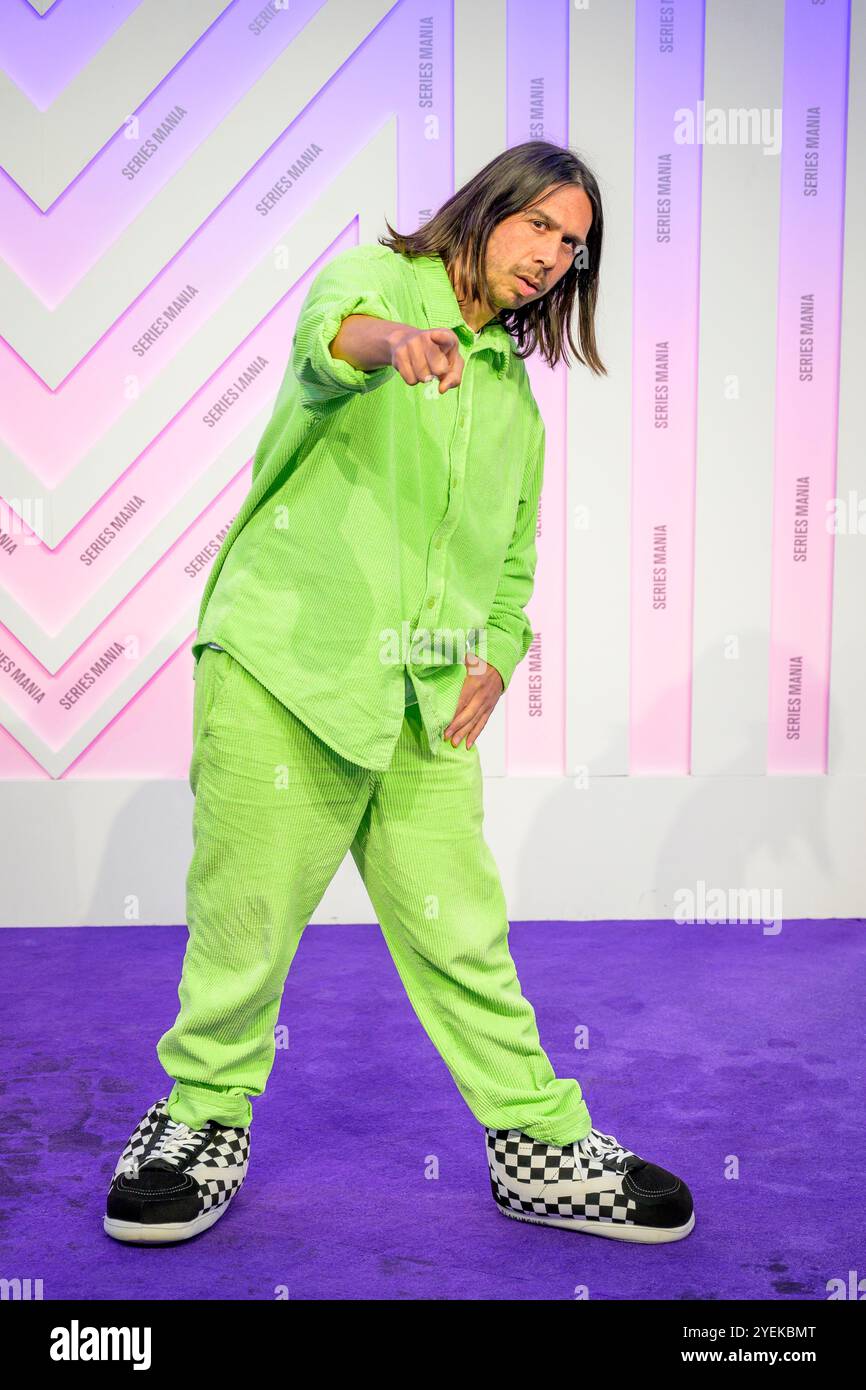 Festival international des séries TV 'Festival séries Mania' à Lille le 22 mars 2024 : acteur et chanteur Esteban Banque D'Images