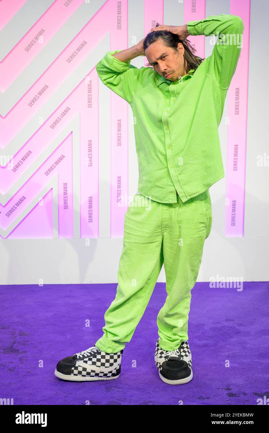 Festival international des séries TV 'Festival séries Mania' à Lille le 22 mars 2024 : acteur et chanteur Esteban Banque D'Images