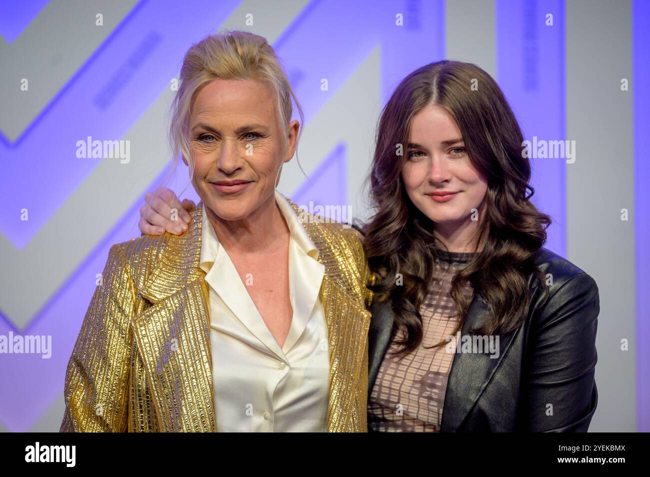 Festival international des séries TV 'Festival séries Mania' à Lille le 22 mars 2024 : l'actrice Patricia Arquette avec sa fille Harlow Jane Banque D'Images