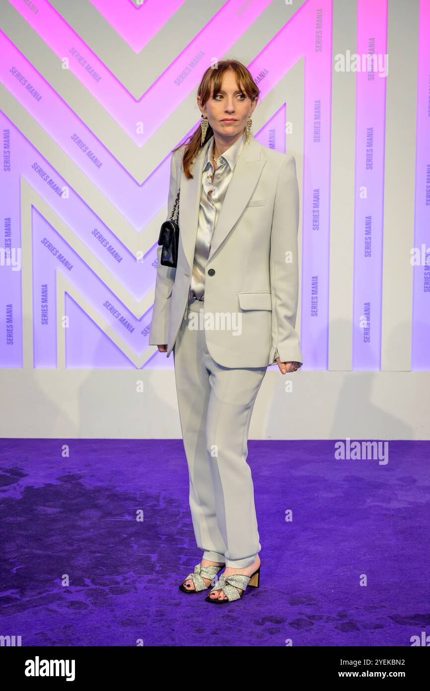 Festival international des séries TV 'Festival séries Mania' à Lille le 22 mars 2024 : actrice Lolita Chammah Banque D'Images