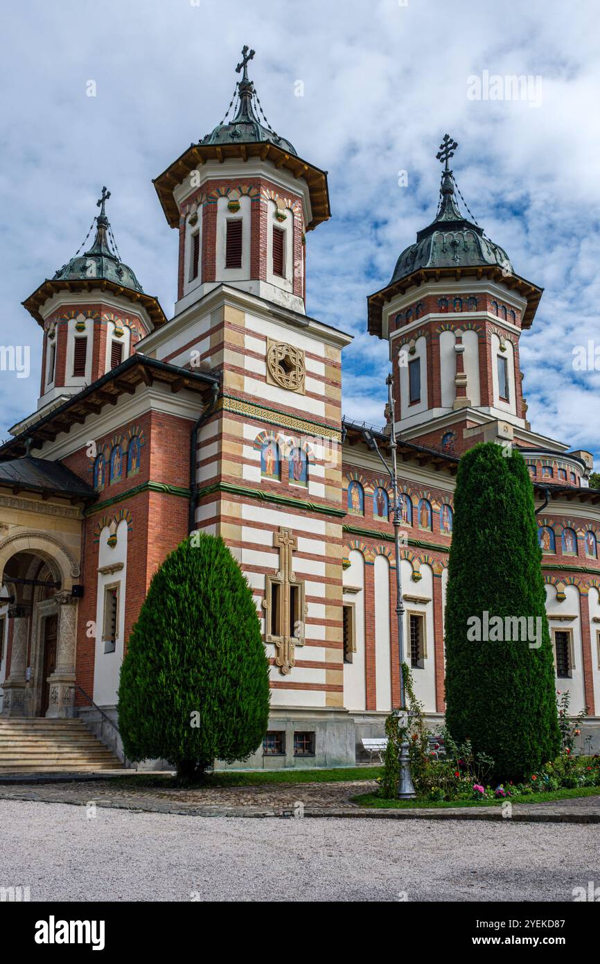Biscerica Mare (Grande Église), Monastère de Sinaia, Roumanie Banque D'Images