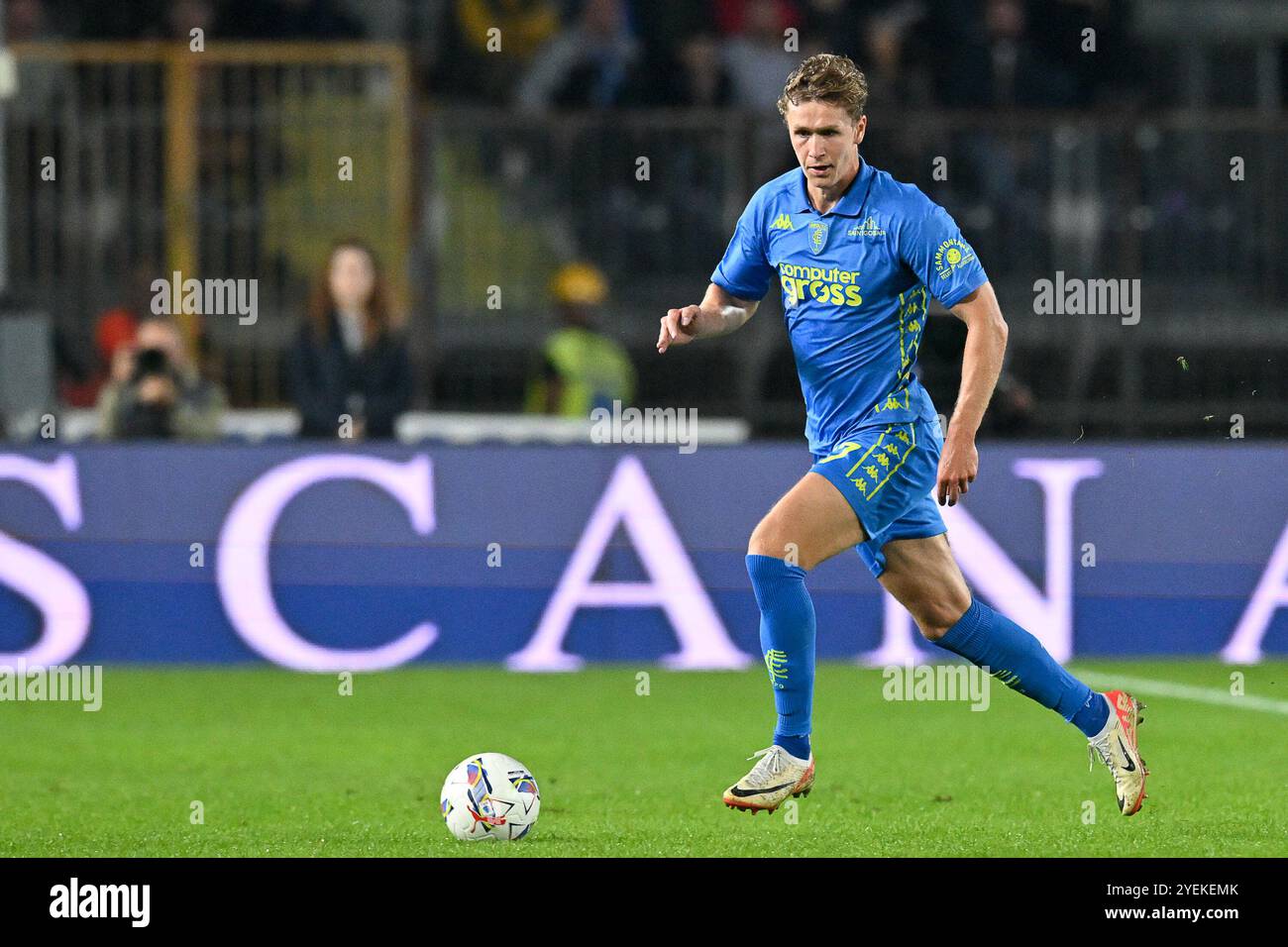 30 octobre 2024, Carlo Castellani Stadium, Empoli, Italie ; Serie A EniLive Football ; Empoli versus Internazionale Milan ; Ola Solbakken de Empoli FC Banque D'Images