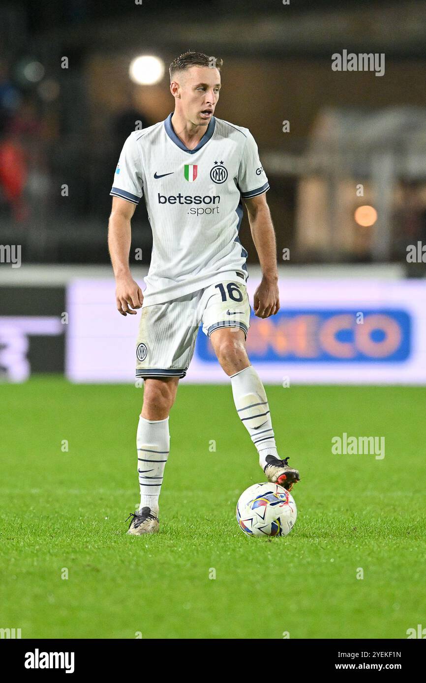 30 octobre 2024, Carlo Castellani Stadium, Empoli, Italie ; Serie A EniLive Football ; Empoli contre Internazionale Milan ; Davide Frattesi du FC Inter Banque D'Images