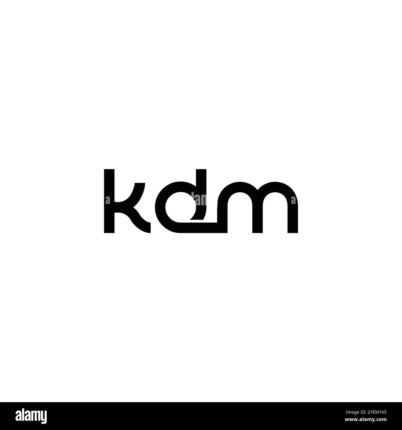 Logo K d M monogramme Illustration de Vecteur