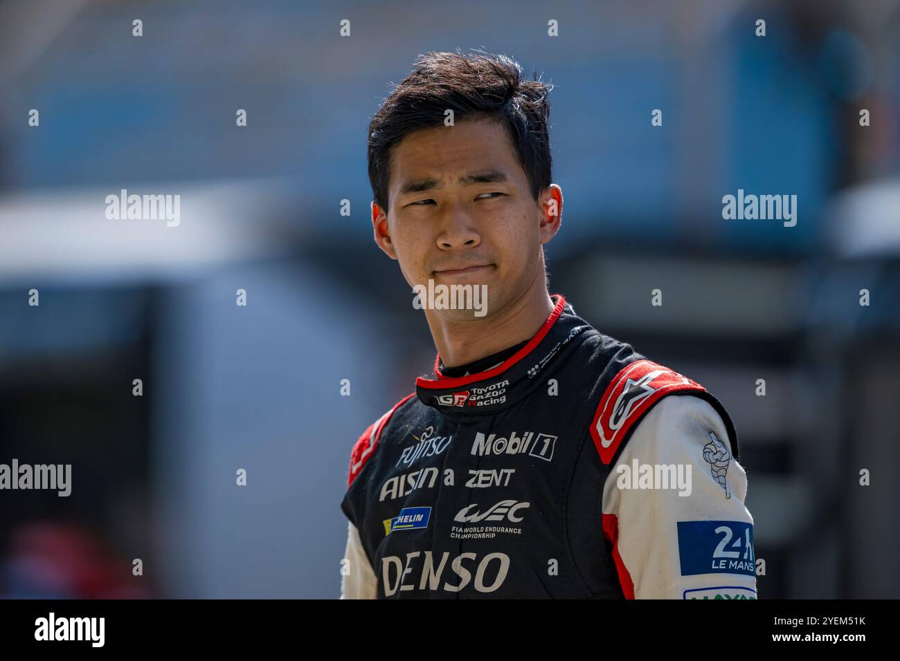Sakhir, Bahreïn. 31 octobre 2024. Toyota Gazoo Racing No.8 Hypercar - Toyota GR010 - hybride, Ryo Hirakawa (JPN) pendant P1. Ahmad Al Shehab/Alamy Live News. Banque D'Images