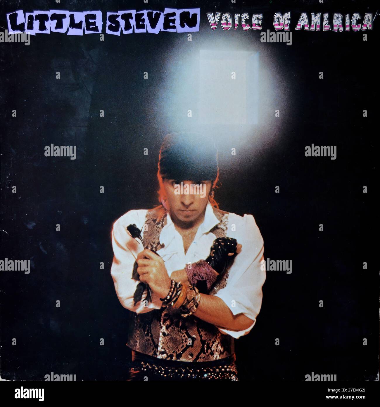 Little Steven and the Diciples of Soul - Voice of America - couverture vinyle originale Banque D'Images