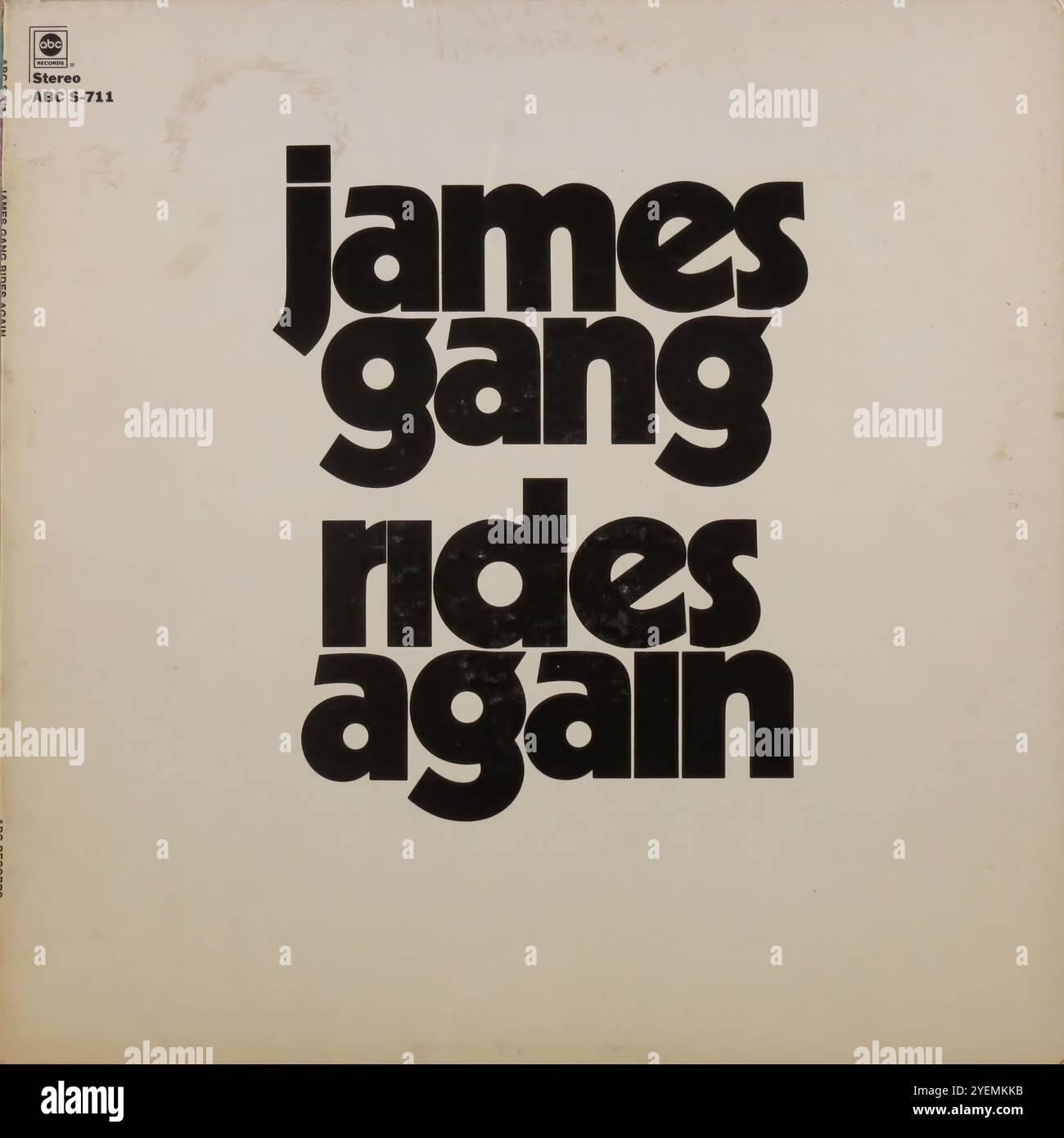 James Gang rides Again - couverture en vinyle originale Banque D'Images