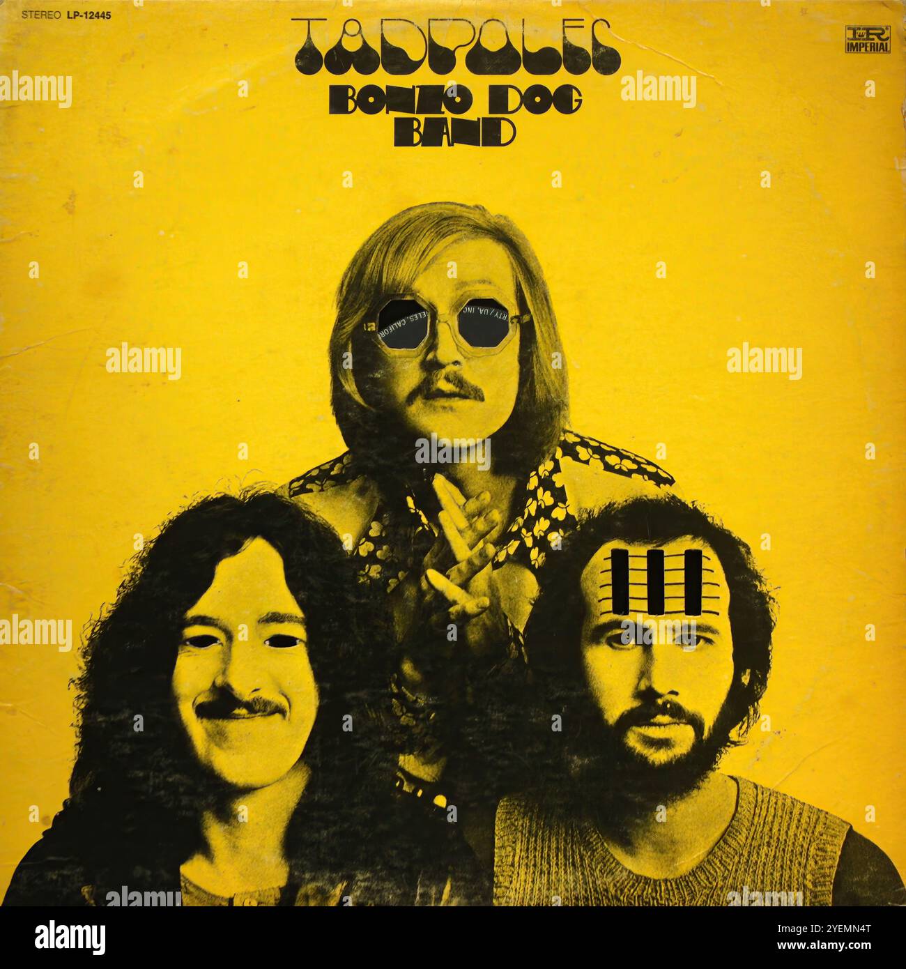 Têtards Bonzo Dog Band - couverture en vinyle originale Banque D'Images