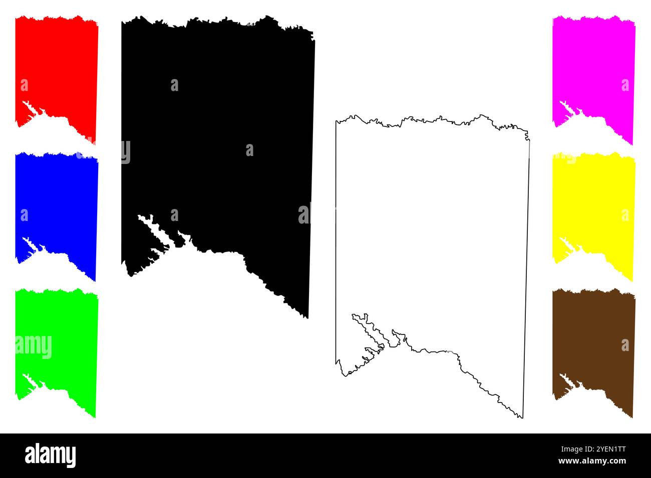 Titus County, Texas (comtés au Texas, États-Unis d'Amérique,USA, États-Unis, US) map vector illustration gribouillage, croquis Titus site Illustration de Vecteur