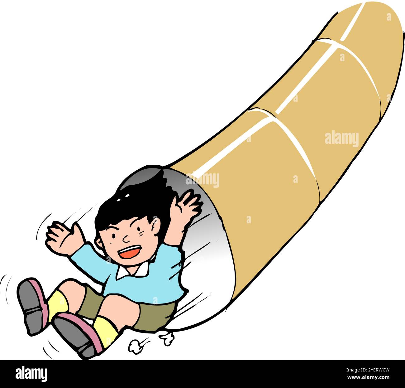 Foret d'évacuation Banque D'Images