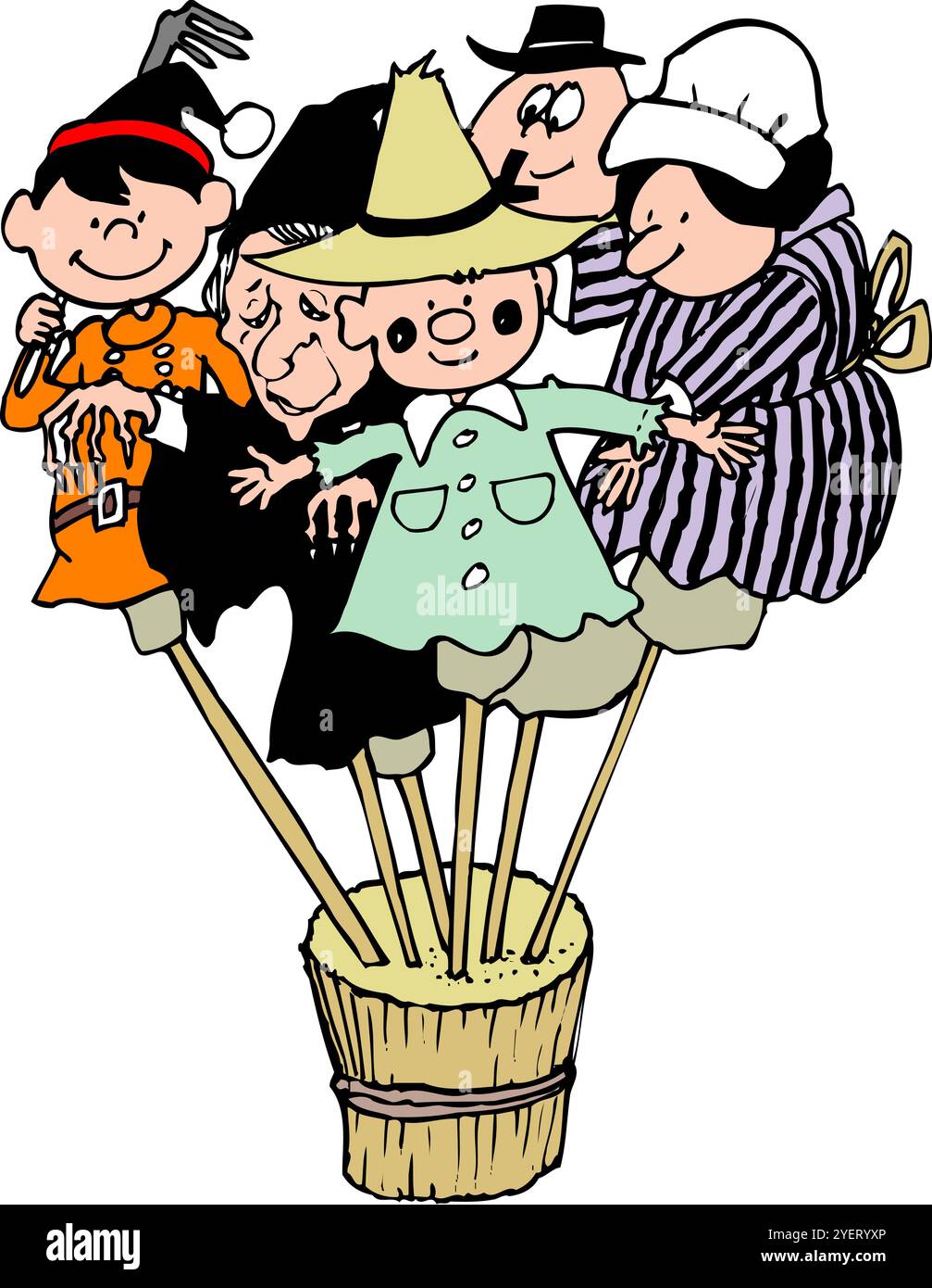 Théâtre de marionnettes Banque D'Images