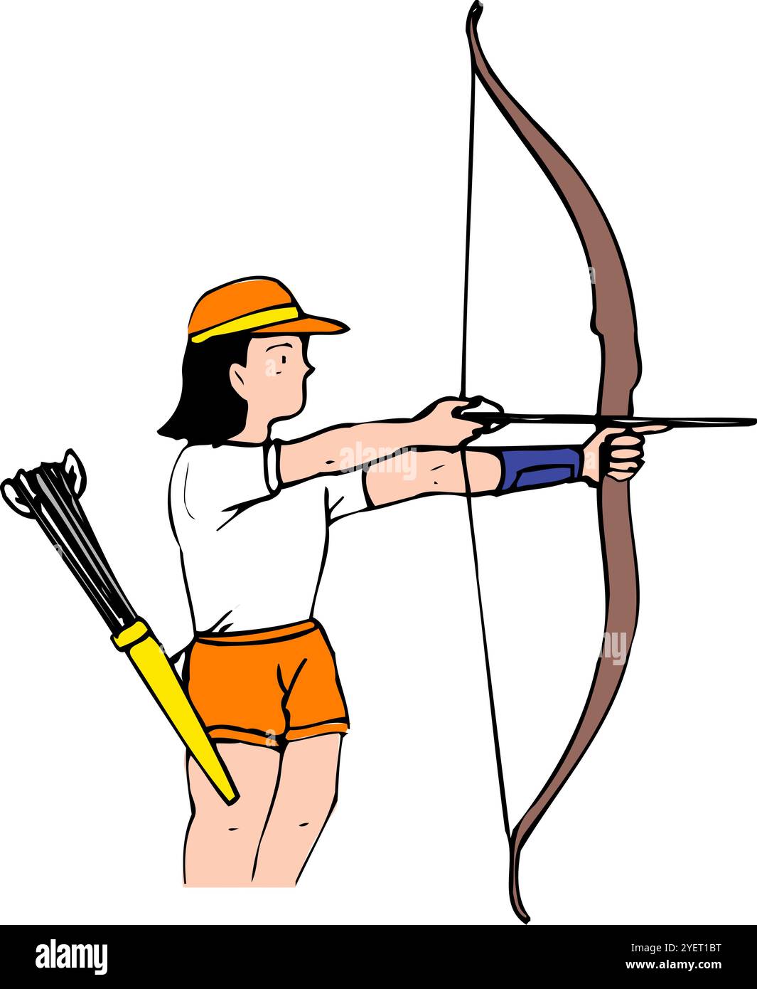 Tir à l’arc Banque D'Images