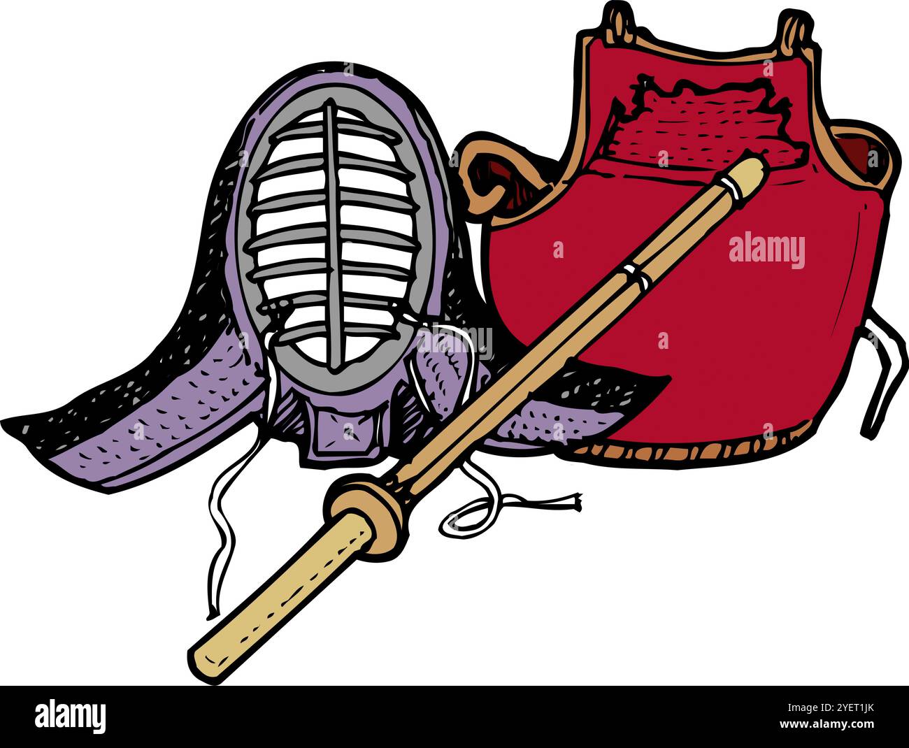 Équipement de Kendo Banque D'Images