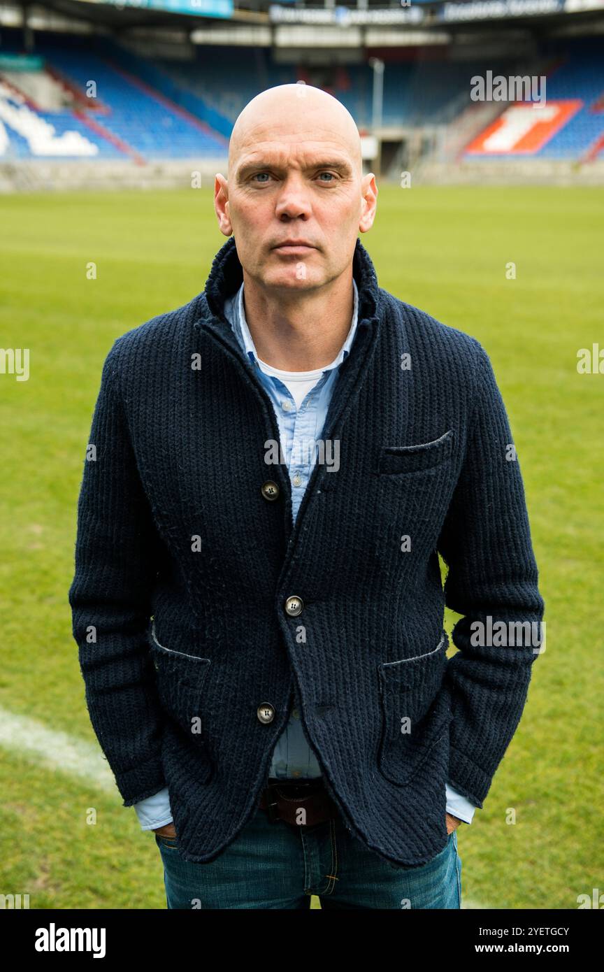 Portrait de Jurgen Streppel en tant qu'entraîneur du 1e Team van Willem II Foodball and Soccer Club. Tilburg, pays-Bas. MR=OUI Banque D'Images