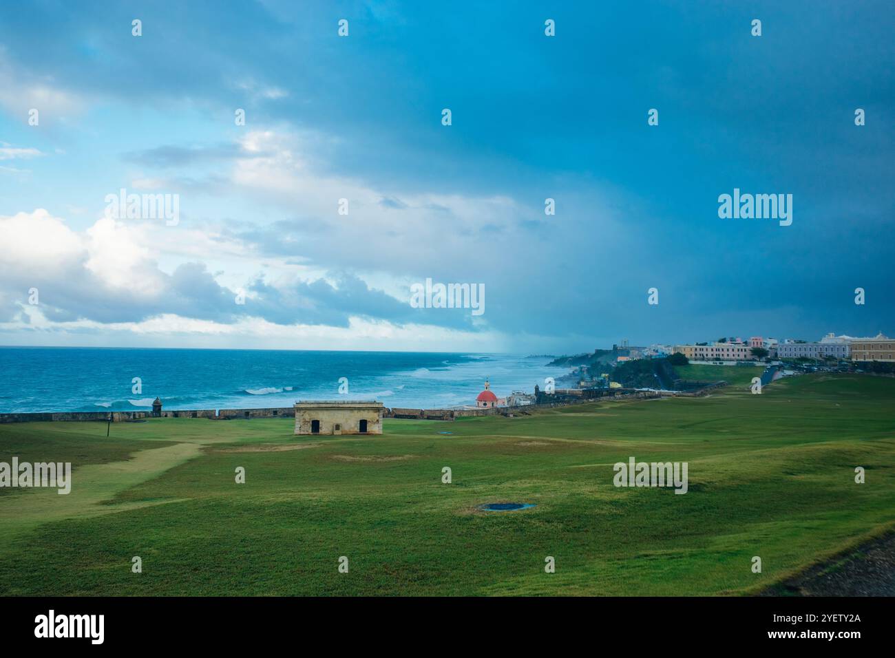 Site historique national Bastion de las palmas de San Jose à San Juan, Porto Rico - 2 mai 2024. Photo de haute qualité Banque D'Images