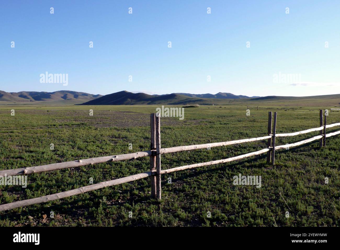 Paysage. Gun Galuut. Mongolie Banque D'Images