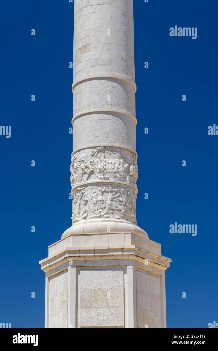 Monument aux découvreurs (Monumento a los Descubridores), Palos de la Frontera, Province de Huelva, Andalousie, Espagne Banque D'Images