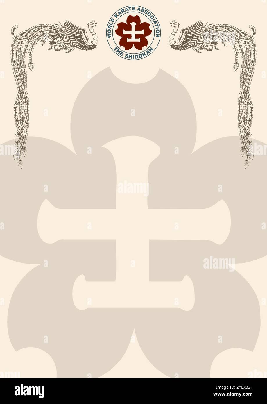 Arts martiaux traditionnels japonais de combat karaté, taekwon-do, hapkido. Banque D'Images