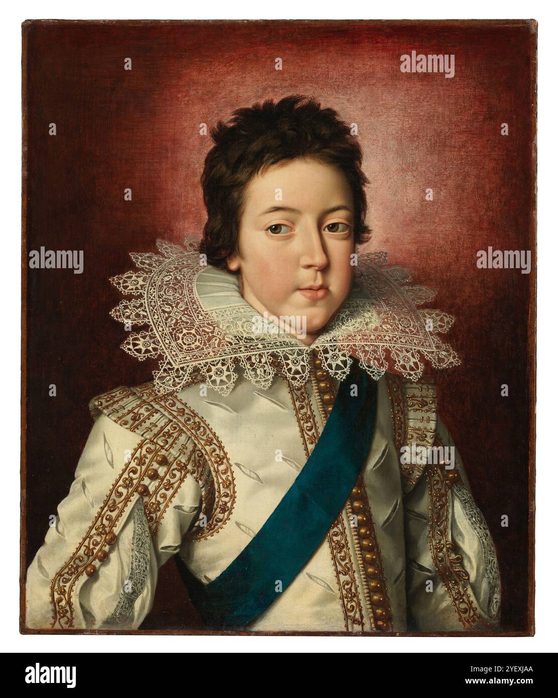 Portrait de Louis XIII, roi de France comme garçon Frans Pourbus II (Sud des pays-Bas, 1569-1622) vers 1616 peintures Banque D'Images