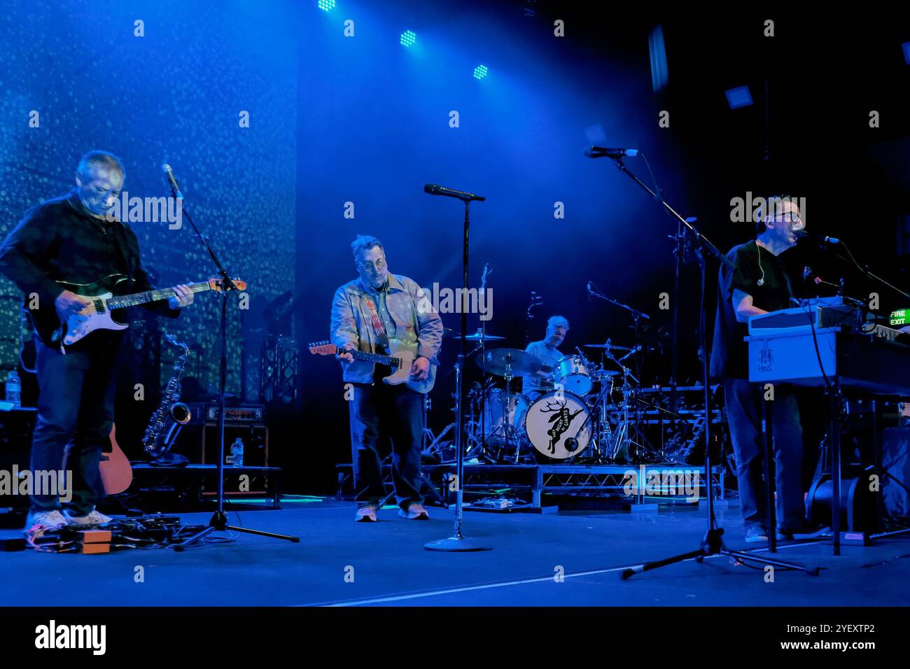 Southampton, Royaume-Uni. 01 novembre 2024. Southampton O2 Hampshire, 21 novembre 2024, groupe de rock indépendant américain They Might Be Giants jouant en direct sur scène au Southampton 02 Guildhall, Hampshire UK, Credit Dawn-Fletcher Park/Alamy Live News Banque D'Images