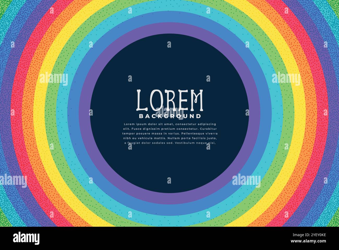 motif arc-en-ciel circulaire coloré en arrière-plan Illustration de Vecteur
