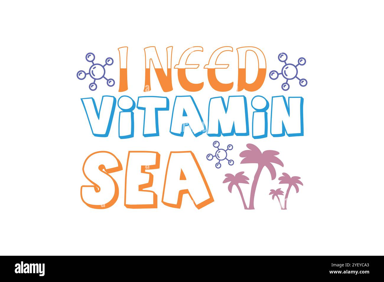 T-shirt Summer Beach SVG, Friends Family Freedom SVG Design Illustration de Vecteur