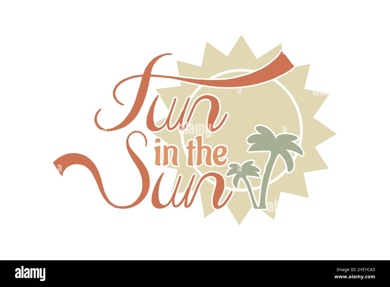 T-shirt Summer Beach SVG, Friends Family Freedom SVG Design Illustration de Vecteur