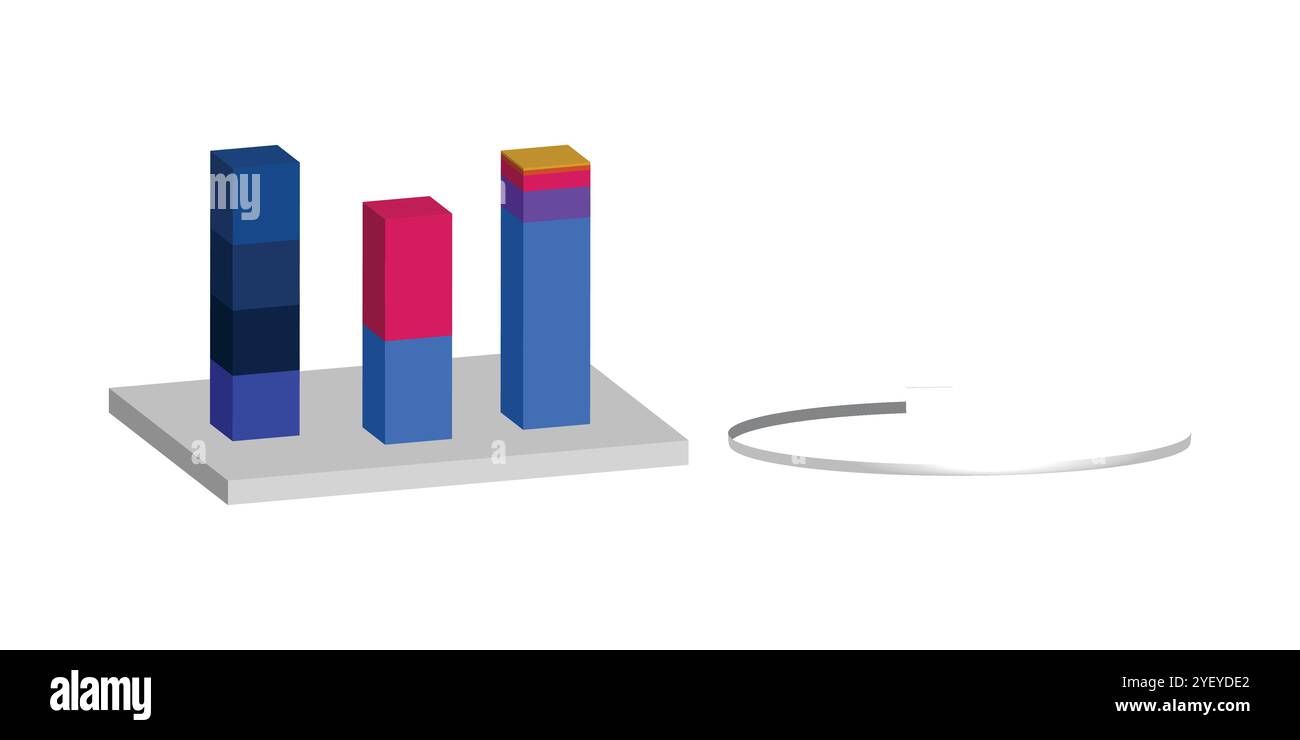 Diagramme diagramme Illustration de Vecteur