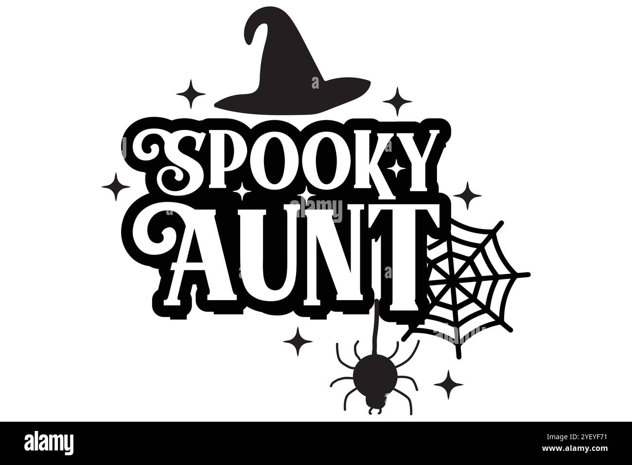 Spooky Halloween SVG T-shirt Design Illustration de Vecteur Spooky Halloween SVG T-shirt Design Illustration de Vecteur