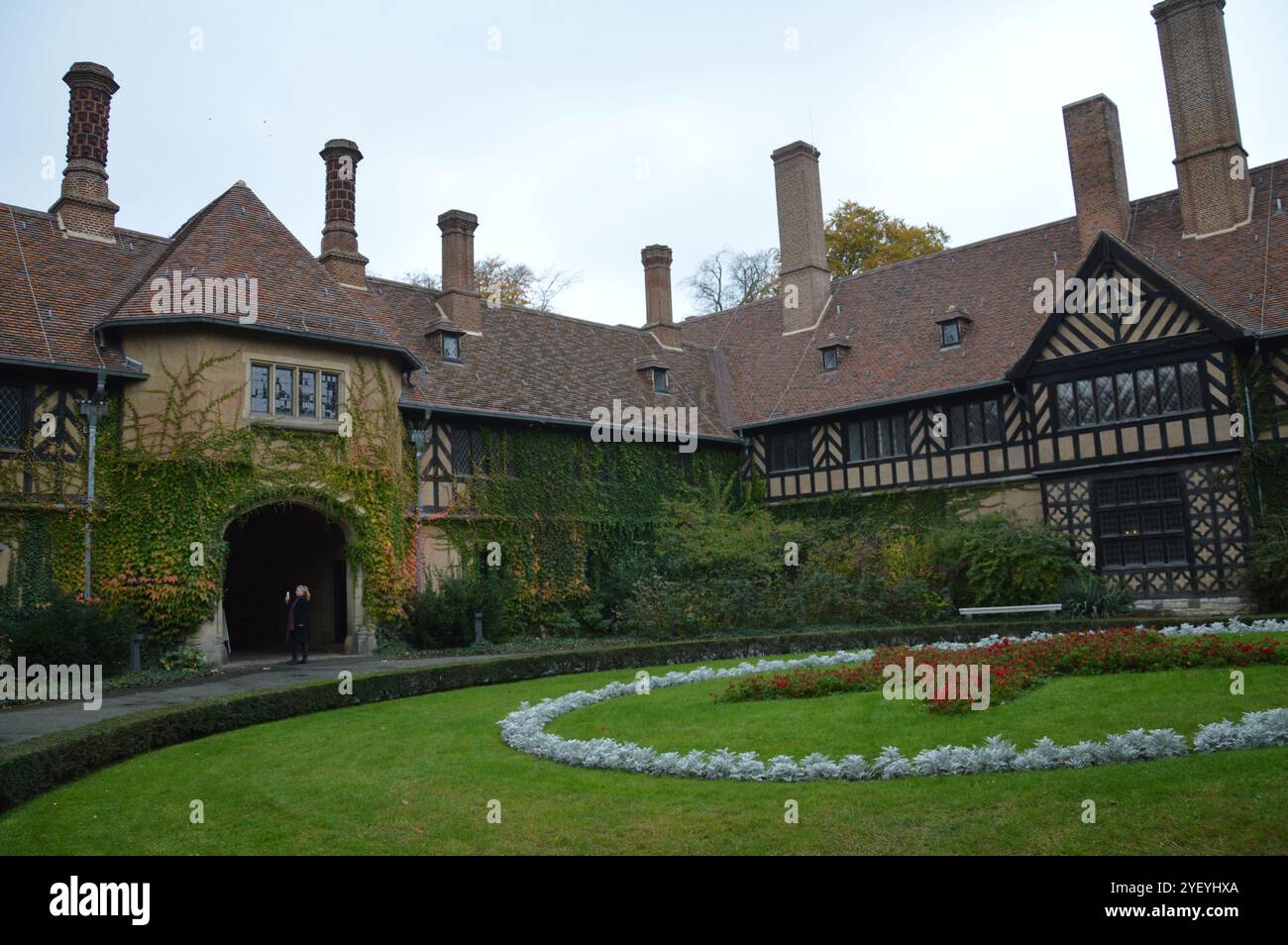 Potsdam, Allemagne - 29 octobre 2024 - Palais de Cecilienhof (Schloss Cecilienhof). (Photo de Markku Rainer Peltonen) Banque D'Images