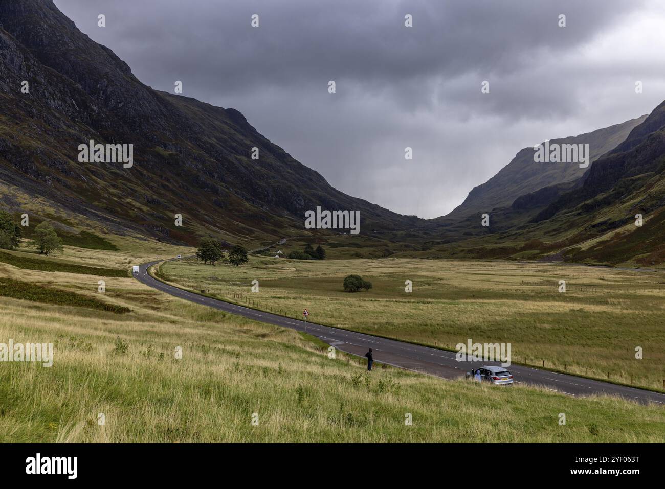 Glencoe, célèbre col dans les Highlands, Écosse, Grande-Bretagne Banque D'Images