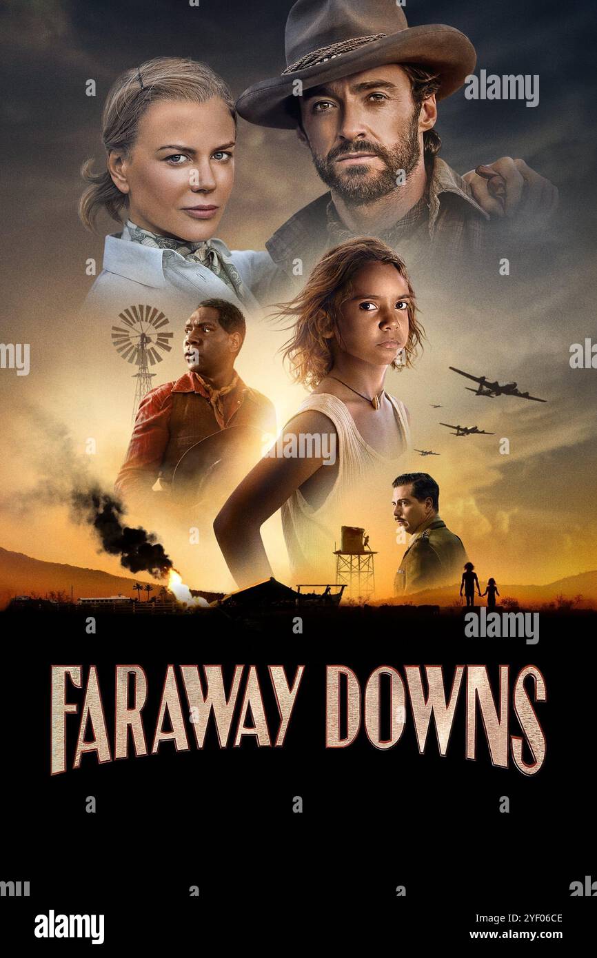 NICOLE KIDMAN et HUGH JACKMAN dans FARAWAY DOWNS (2023), réalisé par BAZ LUHRMANN. Crédit : 20ème télévision / album Banque D'Images