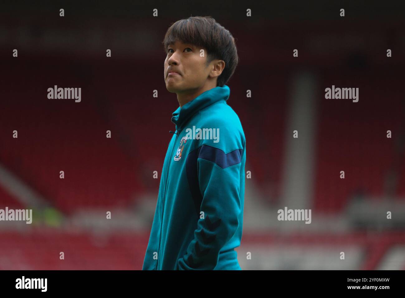 Tatsuhiro Sakamoto de Coventry City lors du Sky Bet Championship match entre Middlesbrough et Coventry City au Riverside Stadium, Middlesbrough le samedi 2 novembre 2024. (Photo : Michael Driver | mi News) crédit : MI News & Sport /Alamy Live News Banque D'Images