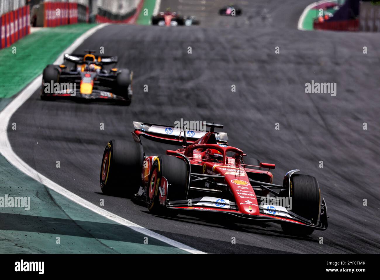 Sao Paulo, Brésil. 02 novembre 2024. Charles Leclerc (mon) Ferrari SF-24. 02.11.2024. Championnat du monde de formule 1, Rd 21, Grand Prix du Brésil, Sao Paulo, Brésil, sprint et journée de qualification. Le crédit photo devrait se lire : XPB/Alamy Live News. Banque D'Images