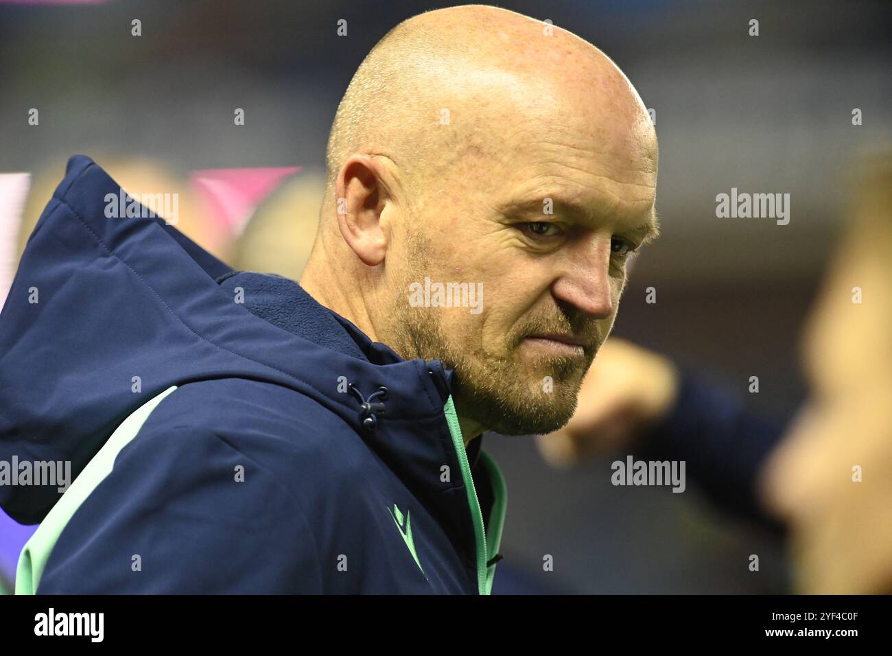 Scottish Gas Murrayfield . Edimbourg Écosse Royaume-Uni 2 novembre 24 ESSAIS D'AUTOMNE 2024/25 Ecosse vs Fidji. Gregor Townsend, entraîneur-chef de rugby match Scotland Credit : eric mccowat/Alamy Live News Banque D'Images